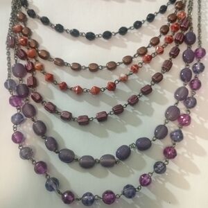 Elegant Multi-Color Beaded Necklace